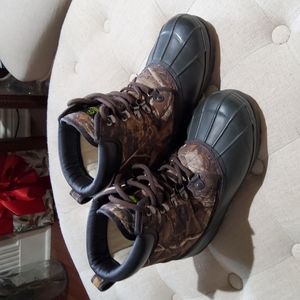 Magellan Outdoor Boots Rubber Lace up Boots Size 3